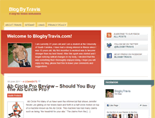 Tablet Screenshot of blogbytravis.com